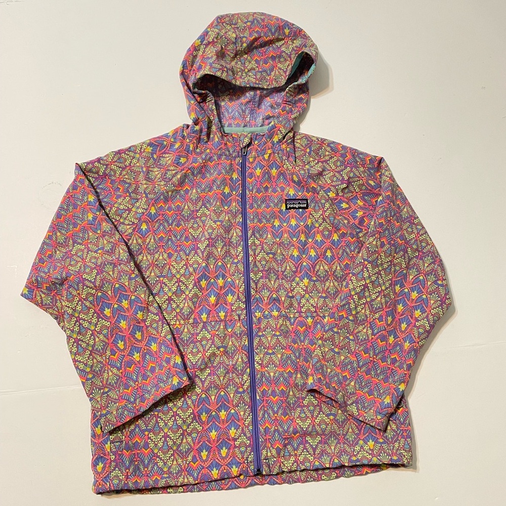 Vintage Patagonia Kids Small (8) Flower Outerwear Lightweight